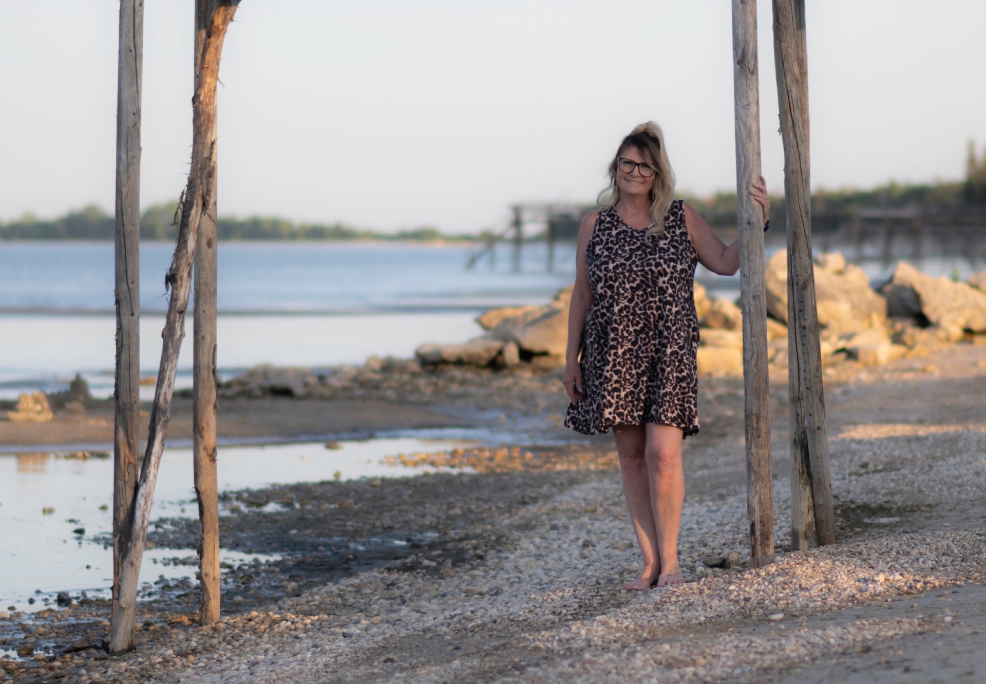 Cindie Grace at Lake Winnipeg in Winnipeg Beach, Manitoba