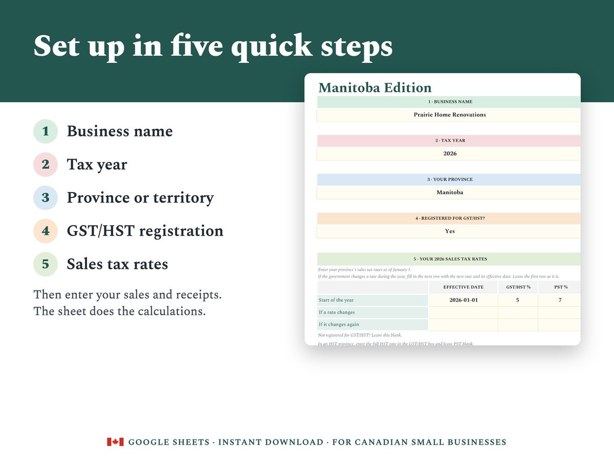 Set up in five quick steps