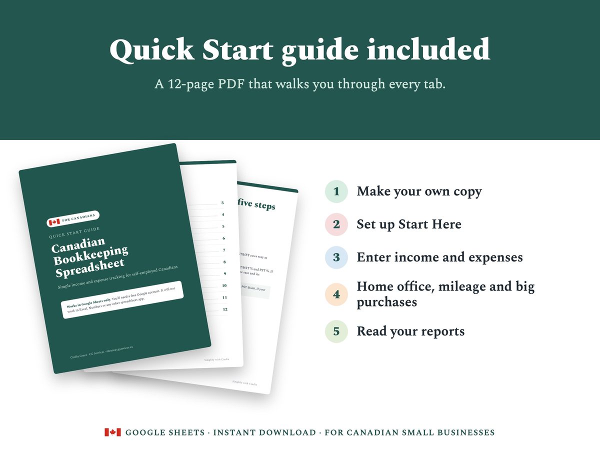 Quick Start guide included